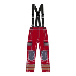 Bundhose IGNIS WTR, rot mit Membran